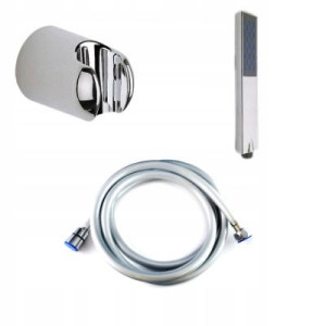 GROHE uchwyt prysznicowy + wąż 125 cm + słuchawka