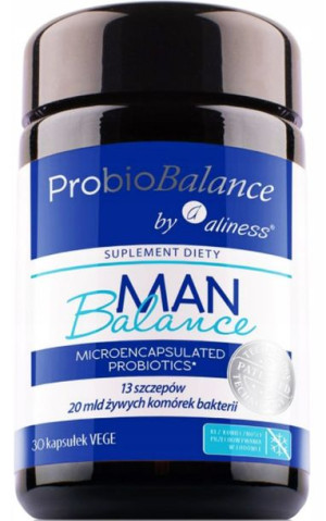 Aliness PROBIOTYK DLA MĘŻCZYZN Man Balance MEN