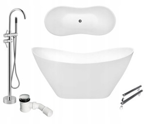 Besco Viya Wanna Wolnostojąca 160cm + Bateria 8028
