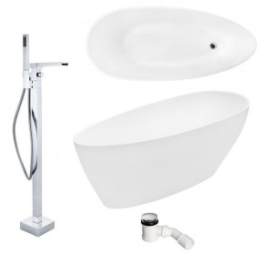 Besco Goya Wanna Wolnostojąca 160cm + Bateria 1523