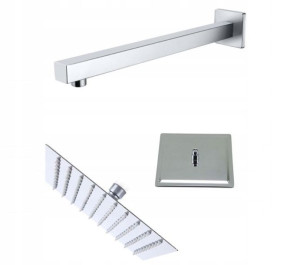 Deszczownica Kwadratowa Slim 25x25cm + Ramie 36cm