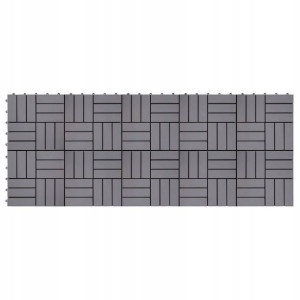 Lumarko Płytki tarasowe, 10 szt., poszarzane, 30x3
