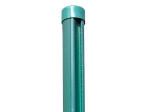 Słupek ogrodzeniowy do siatki zgrzewanej Ø 48 mm/170 cm w kolorze zielonym