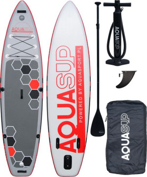 2023 Deska SUP pompowana AQUASUP Emotion 11' - 335x84cm czerwona