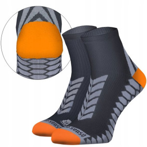 Skarpety SPORT bezszwowe Sesto Senso czarne 35/38