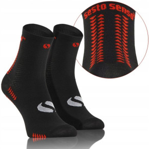 Bezszwowe skarpety SKB01 Sesto Senso czarne 43/46