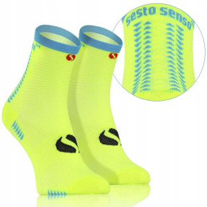 Bezszwowe skarpety SKB01 Sesto Senso żółty 43/46