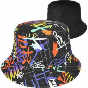 Bucket Hat Kapelusz Rybacki Dwustronny WZORY BH14