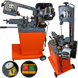 Piła Taśmowa Przecinarka Do Metalu 700w 1450 Rpm