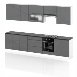 Meble Kuchenne Apollo 3,2M frezowany uchwyt