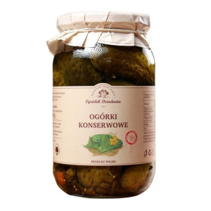 Ogórki konserwowe 900ml Ogródek Dziadunia
