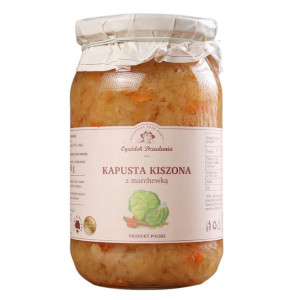 Kapusta kiszona z marchewką 900 ml Ogródek Dziadunia