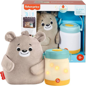 Fisher Price Uspokajacz Miś ze świetlikami lampka