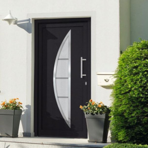 Lumarko Drzwi wejściowe zewnętrzne, antracytowe, 9