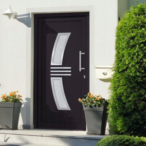 Lumarko Drzwi wejściowe zewnętrzne, antracytowe, 9