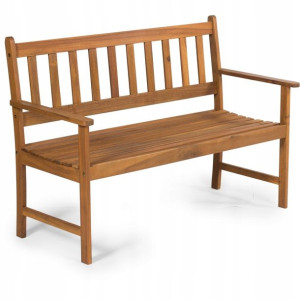 Ławka ogrodowa drewniana 2-osobowa FIELDMANN FDZN 4013-T