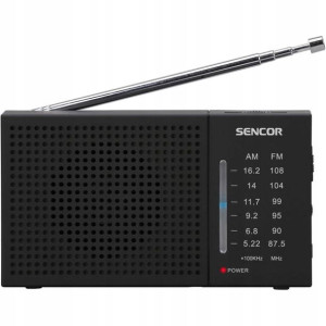 Mini radio przenośne gumowe FM/AM Sencor SRD1800