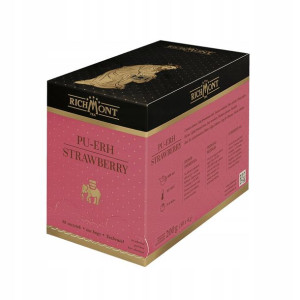 Czerwona Herbata Richmont Pu-Erh Strawberry 50 Saszetek