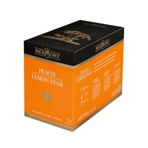 Owocowa Herbata Richmont Peach Lemon Star 50 Saszetek