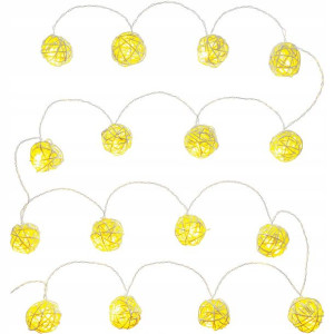Lampki Świąteczne Ozdobne RXL 248 16 x LED Kulka