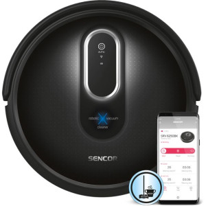 Robot sprzątający odkurzacz + mop WiFi SRV 6250BK