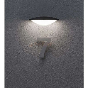LAMPA Kinkiet Markslöjd odcienie szarości i srebra zintegrowane LED 8 W
