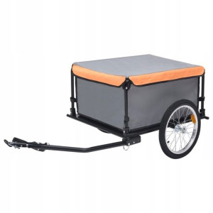 Lumarko Transportowa przyczepa rowerowa, szaro-pom