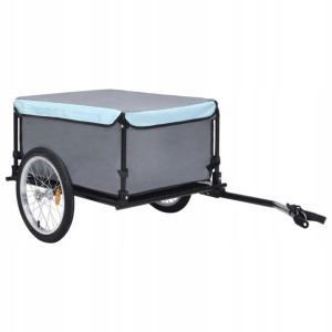 Lumarko Przyczepa rowerowa, transportowa, czarno-n