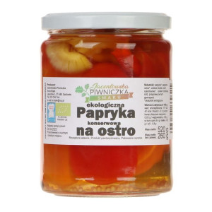 Papryka konserwowa na ostro 520g Jacentowska Piwniczka Smaku