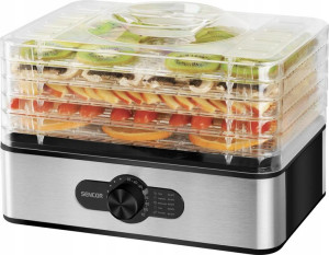 Suszarka do owoców warzyw grzybów SFD 950SS SENCOR 5 sit 240W