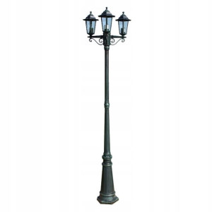 Lumarko Stojąca lampa ogrodowa 3-ramienna, 215 cm,