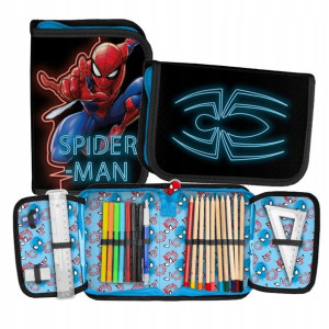 Paso Piórnik Jednokomorowy Wyposażenie Spider-man