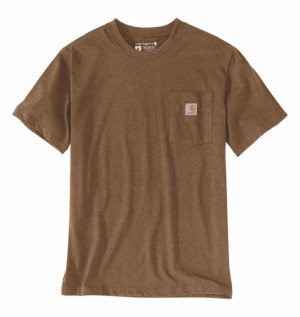 Koszulka Carhartt Heavyweight Pocket Oiled Walnut XL