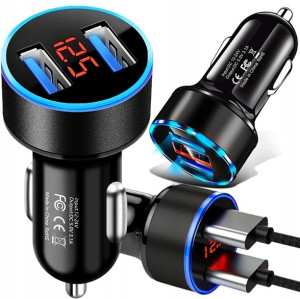 Szybka Ładowarka Samochodowa Usb 3.1 Quick Charge