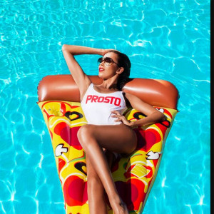 Duży Dmuchany Materac Pizza 171cm