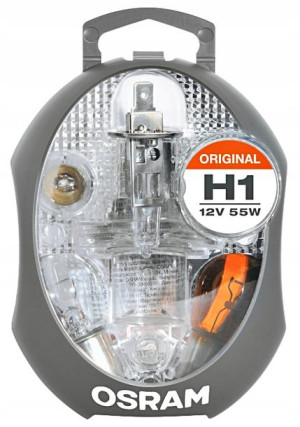 OSRAM żarówki zestaw zapasowy H1 Minibox Eurobox