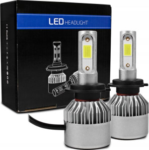 Żarówki Led H7 Cree 72w 16000lm 2x Żarówka Zestaw