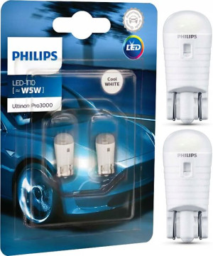 PHILIPS żarówki LED T10 W5W Ultinon Pro3000 6000K