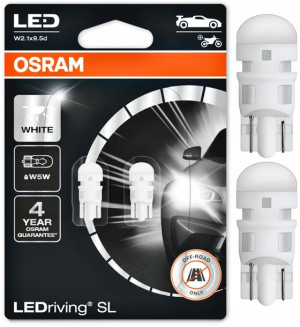 Żarówki W5w Led Osram 6000k White Ledriving Białe