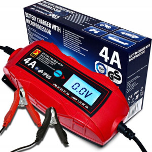 Prostownik Ładowarka Do Akumulatora Lcd 12v 6a
