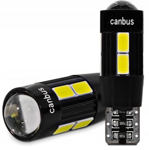 Żarówka 10 Led Canbus W5w T10 Żarówki Białe Mocne