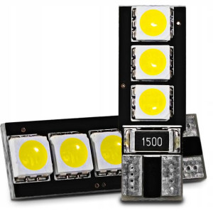 Żarówka W5w 3 Led T10 Żarówki Postojowe Wnętrza
