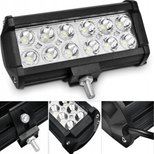 Lampa Robocza 36w Panel 12 Led Halogen 12v 24v