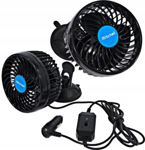 Wiatrak Obrotowy Wentylator Samochodowy 12v