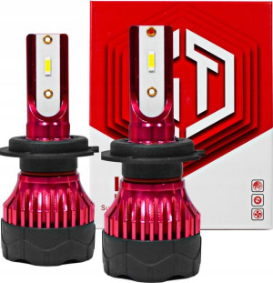 Żarówki Led H7 Gt Cob +300% Super Mocna Żarówka