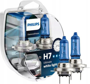 2x H7 Philips Diamond Vision Zimna Biel 5000k