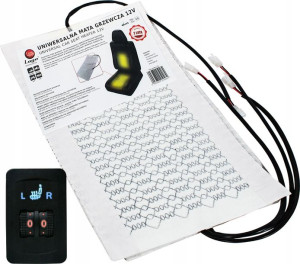 Mata Grzewcza Grzejna Pod Tapicerkę 12v Komplet