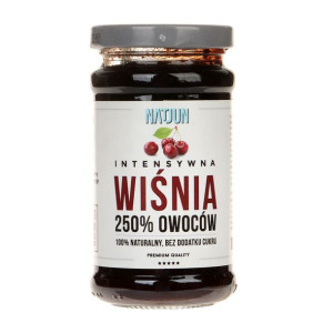 Wiśnia 250% bez cukru 240g NATJUN
