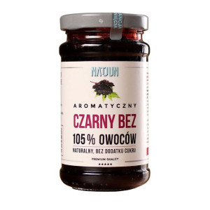 Czarny bez 105% bez cukru 220g NATJUN