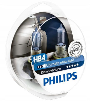 Żarówki HB4 PHILIPS Diamond Vision BIAŁA BARWA